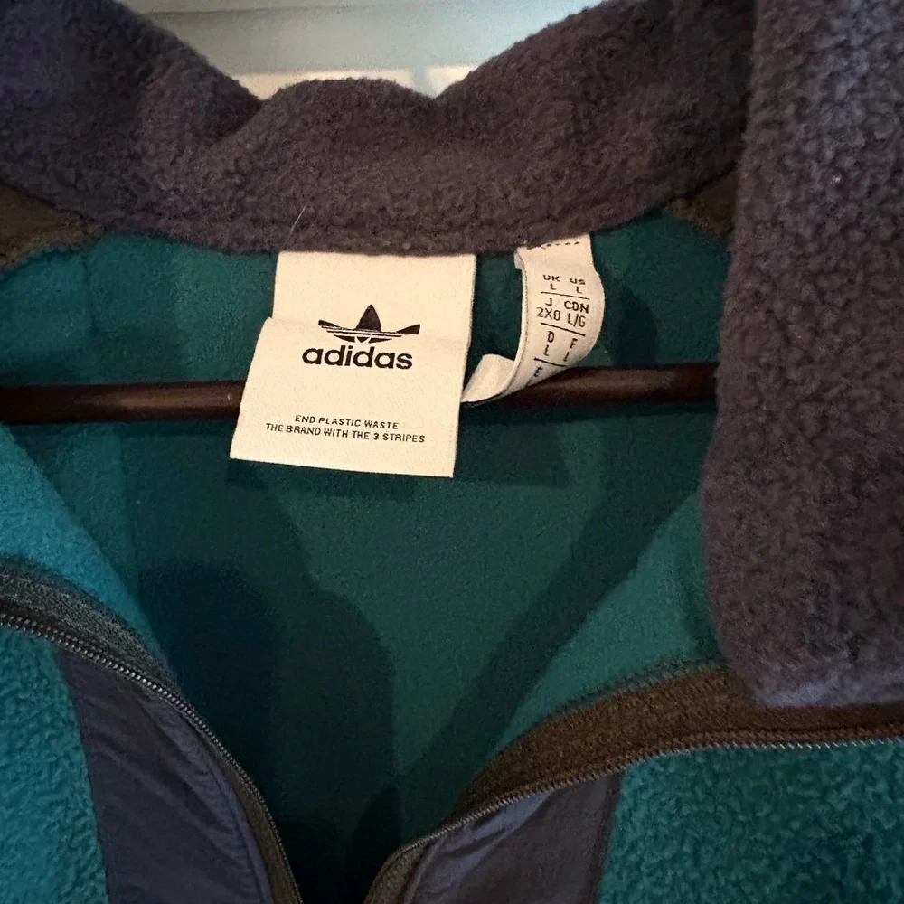 Adidas Adventure Teal and Navy Fleece
